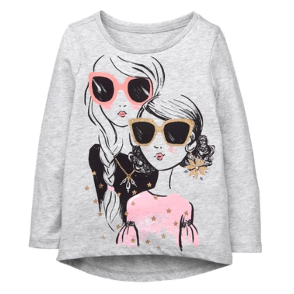GYMBOREE WINTER STAR PRINT TEE 🍭💕🦄